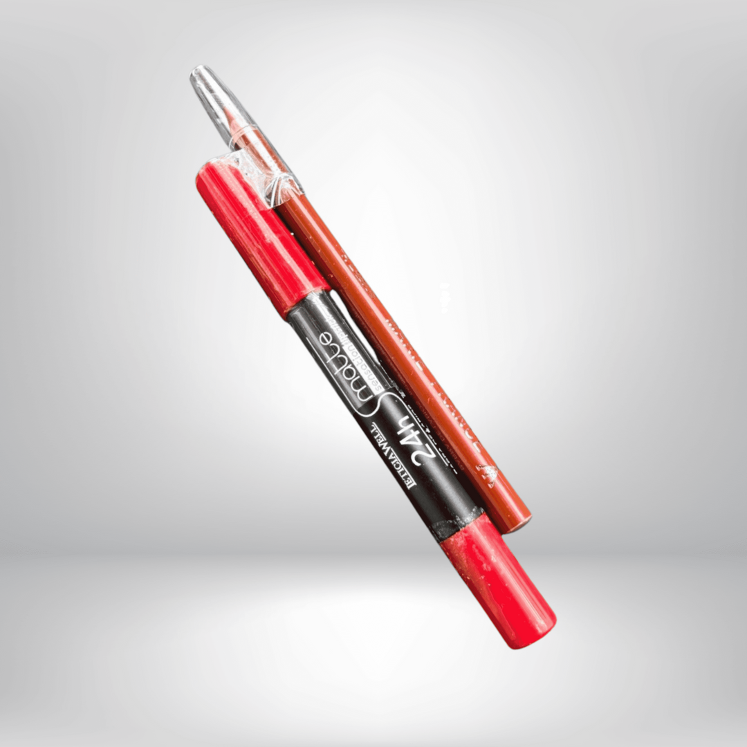 Crayon rouge à lèvres + crayon contour des lèvres 52